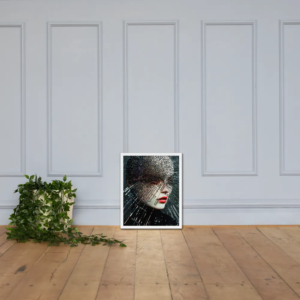 Fractured Identity | Poster with White Frame | 16″×20″