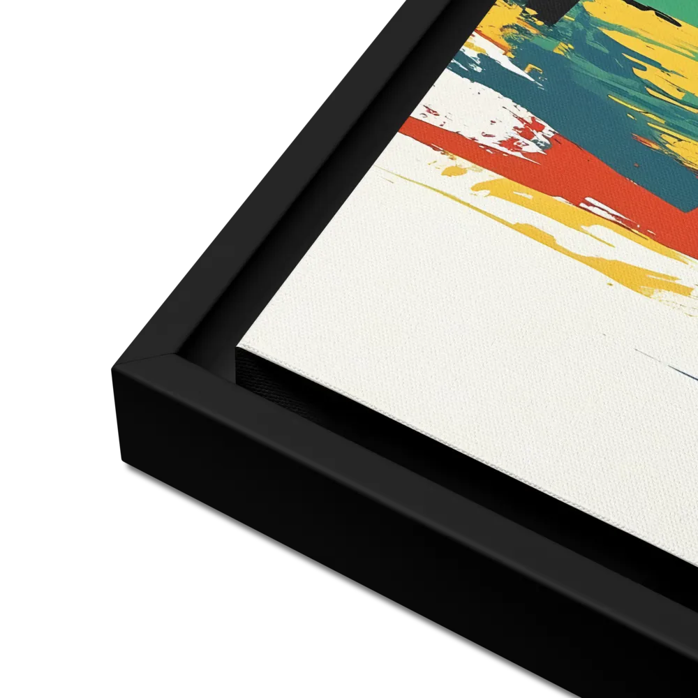 Journey of Silhouettes | Canvas with Black Frame | 12″×16″