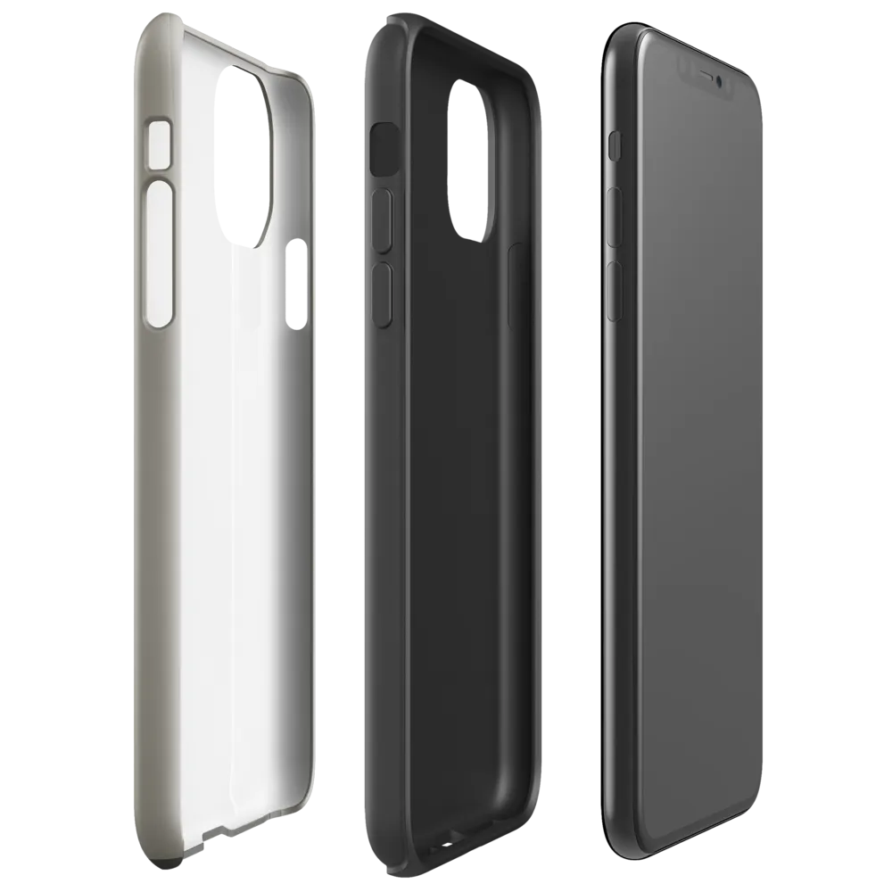 Serenity in Monochrome | Phone Case |  11 Pro Max | Tough Case | Glossy