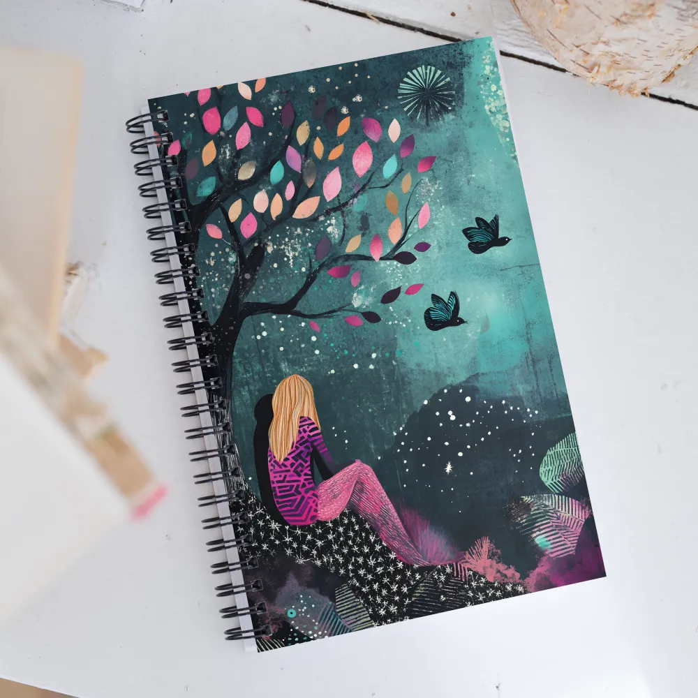 Whispers of Serenity | Spiral Notebook