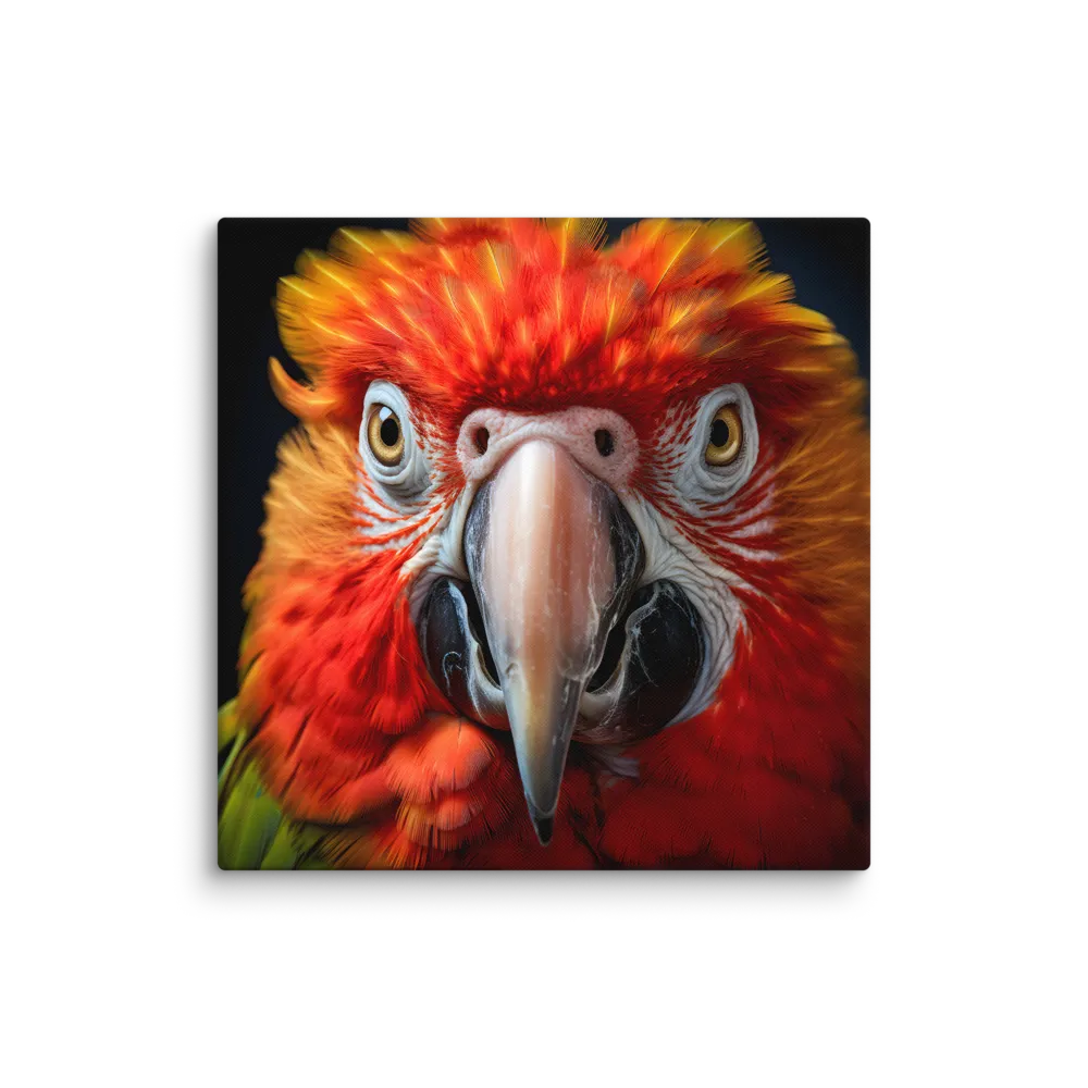The Fiery Gaze of the Parrot
