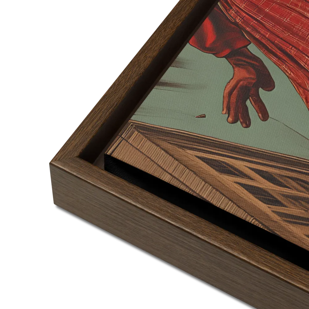 Flight of the Urban Dreamer | Canvas with Brown Frame | 18″×24″