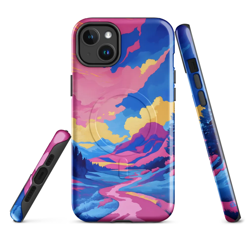 Dreamscape: The Serene River | Phone Case |  14 Plus | MagSafe® Tough Case | Glossy