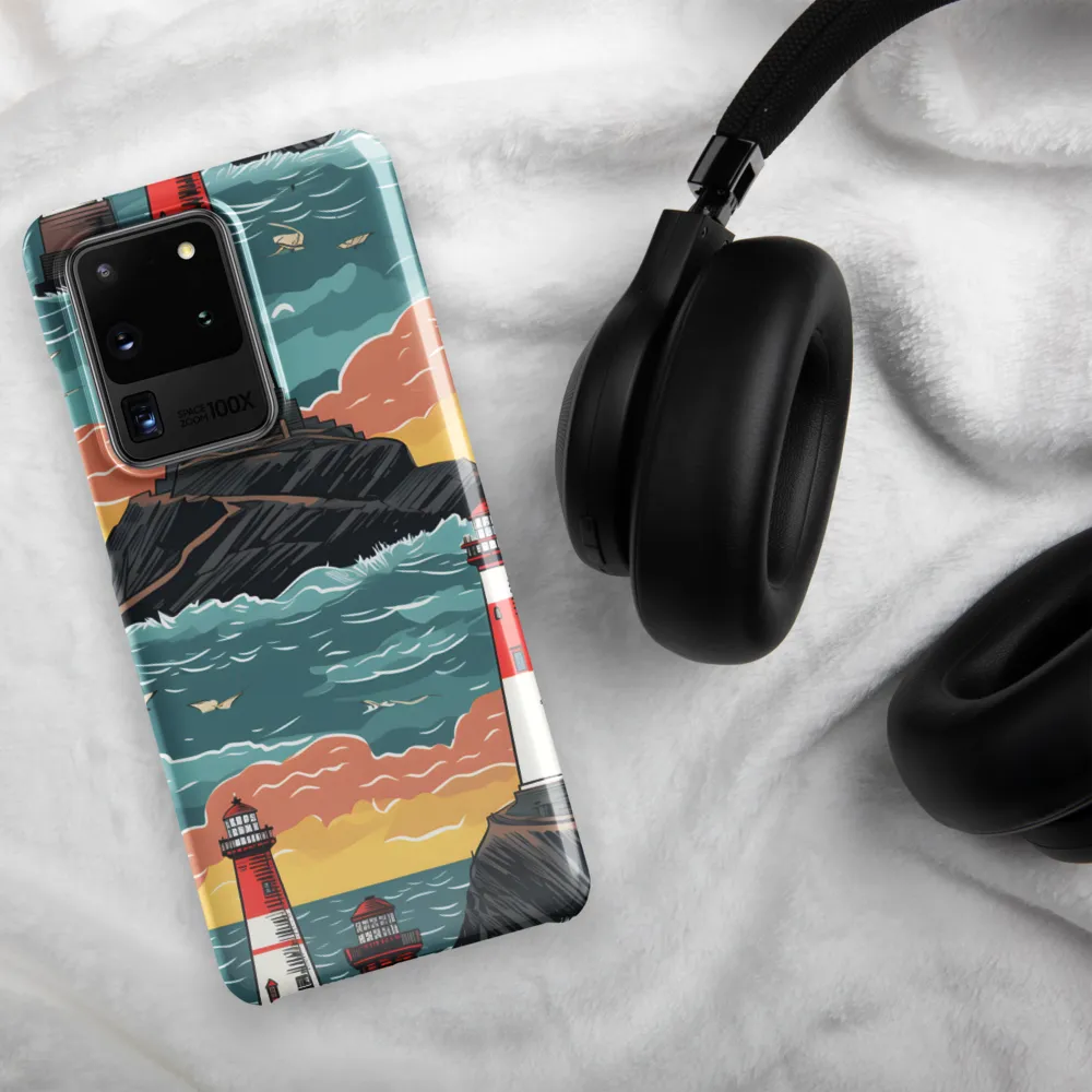 Lighthouses in a Whimsical Ocean