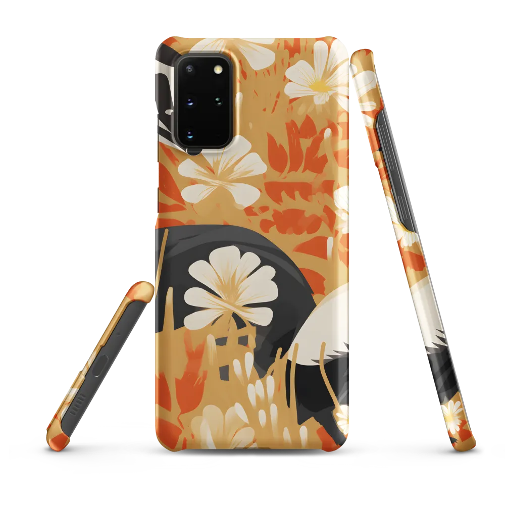 Whimsical Badgers in Bloom