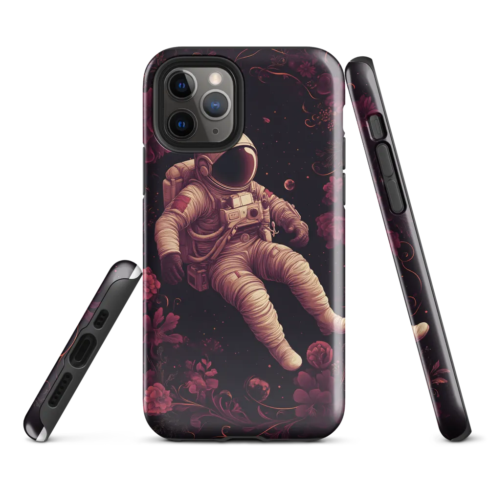 Cosmic Bloom: An Astronaut's Journey