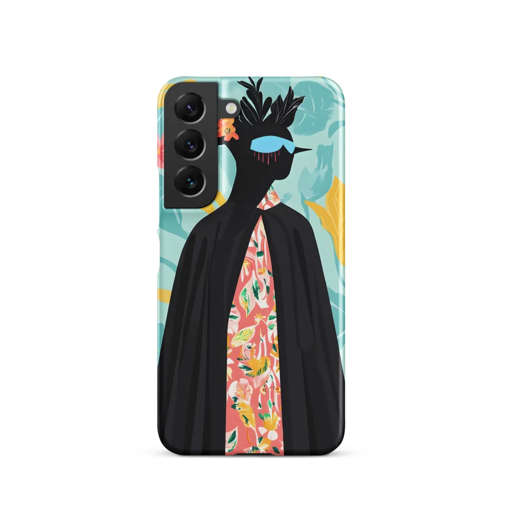 Silhouette with Floral Panel