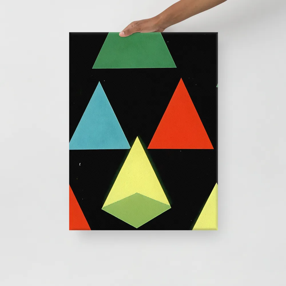 Geometric Harmony in Color | Canvas | 18″×24″