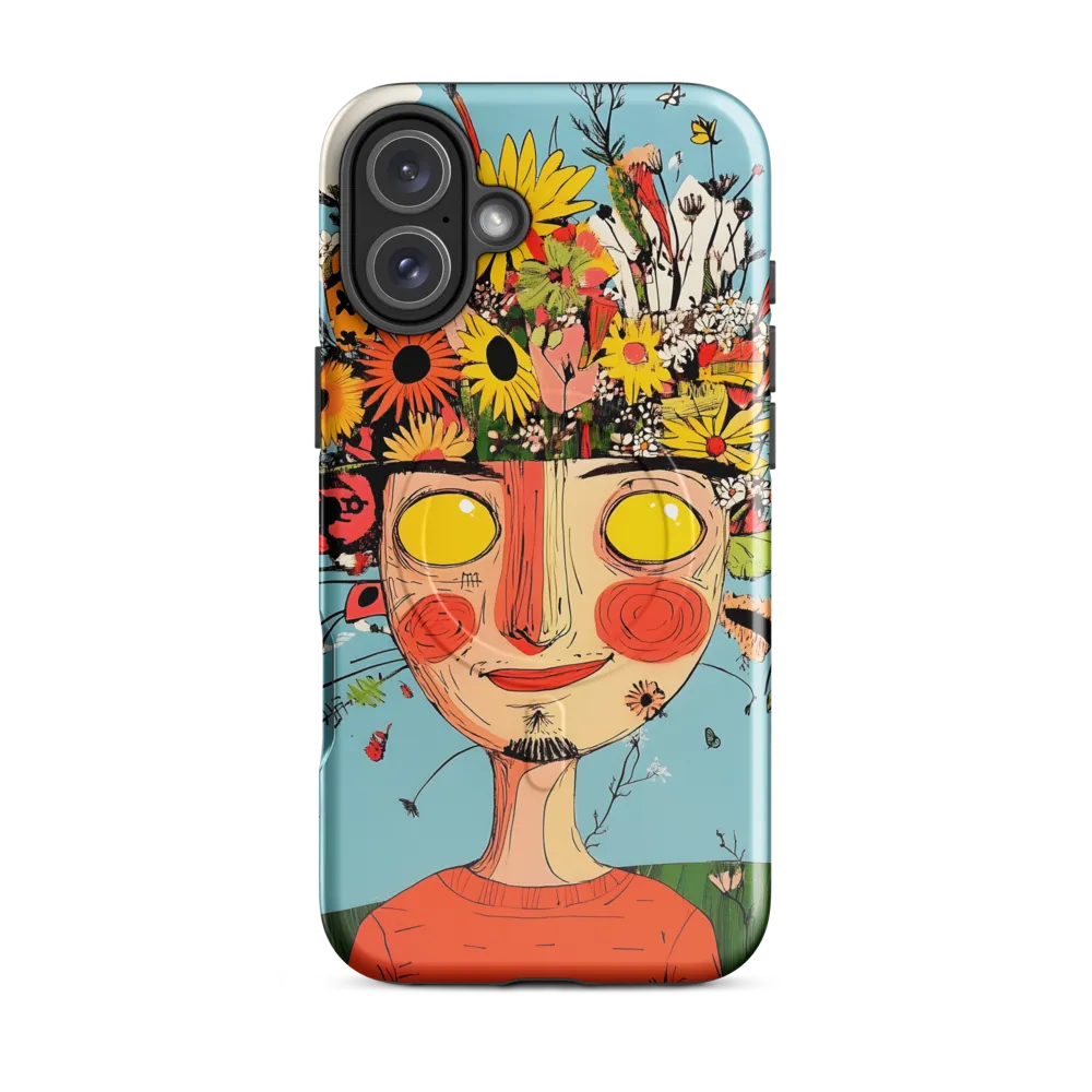 Whimsical Bloom | Phone Case |  16 Plus | MagSafe® Tough Case | Glossy