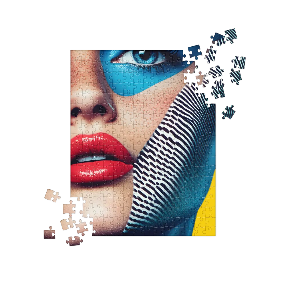 Bold Expressions: A Modern Portrait | Jigsaw Puzzle | 252 pieces