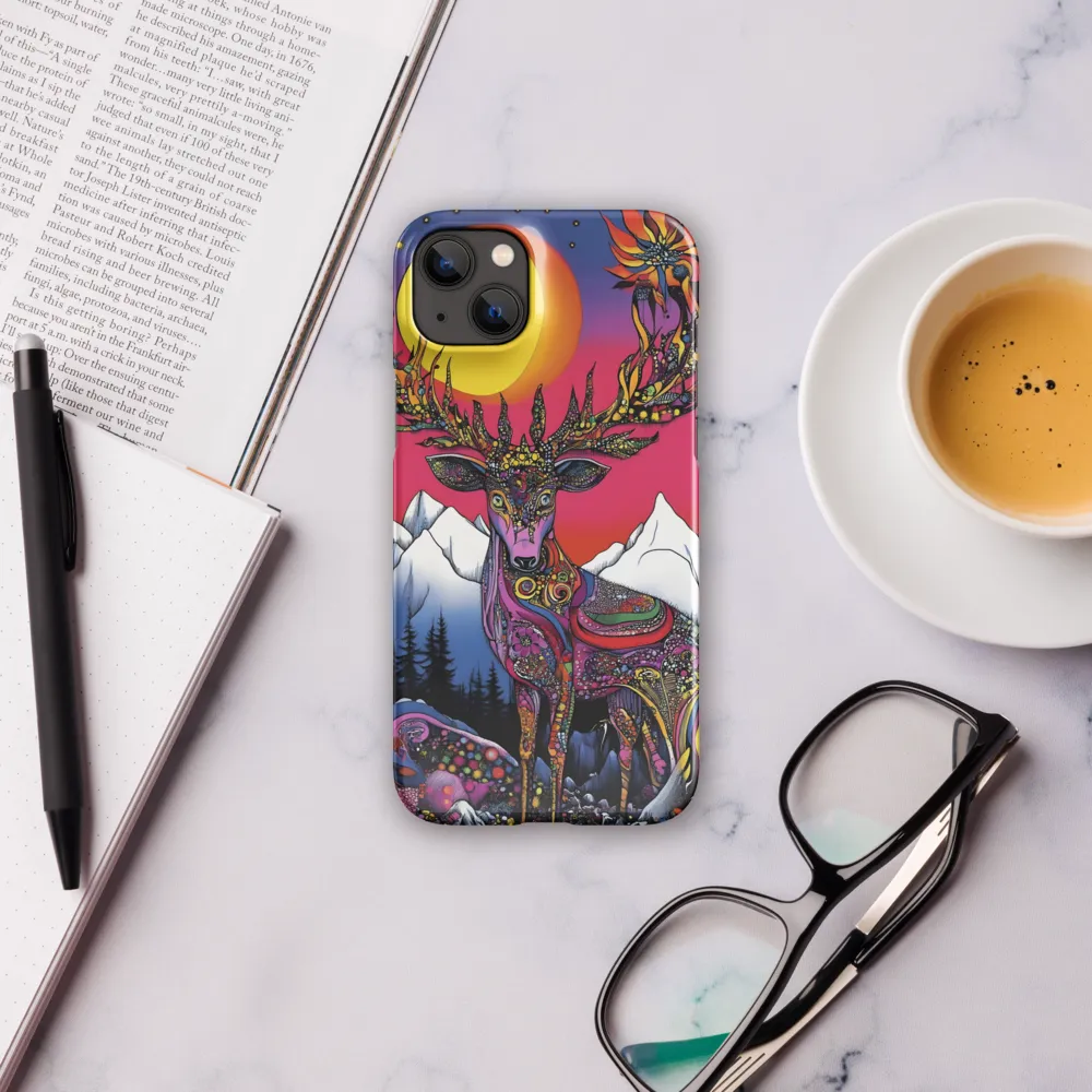 Mystical Majesty of the Psychedelic Deer | Phone Case |  14 Plus | Snap Case | Glossy