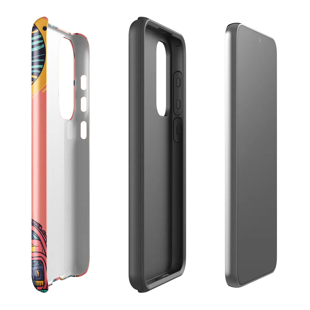 Exploration Beyond: A Digital Astronaut | Phone Case |  S23 Plus | Tough Case | Glossy