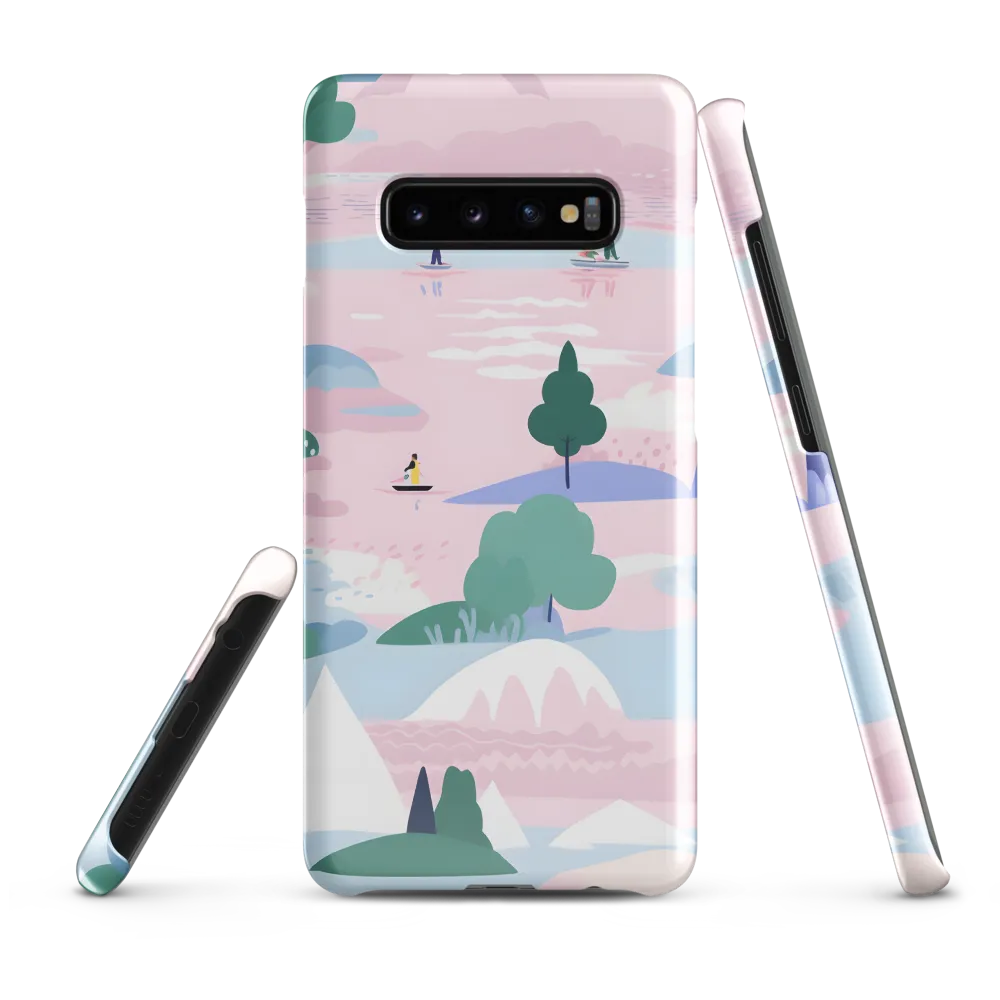 Whimsical Reflections: A Journey Through Landscapes | Phone Case |  S10 Plus | Snap Case | Glossy