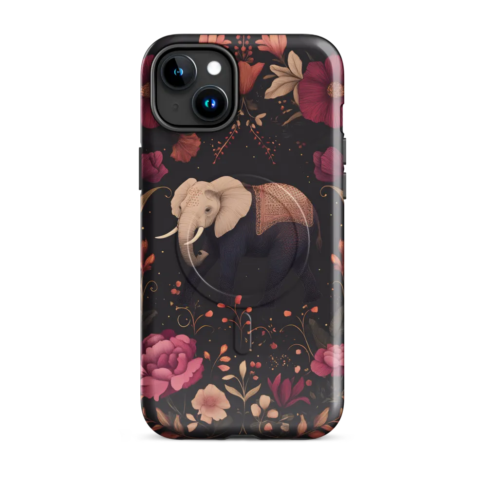 Whispers of the Wild: Elephants and Blooms