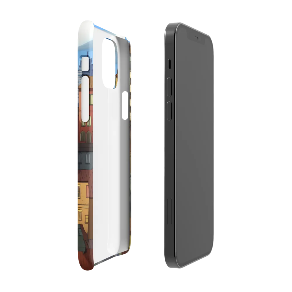Urban Symphony: A Colorful Cityscape | Phone Case |  12 Pro | Snap Case | Matte