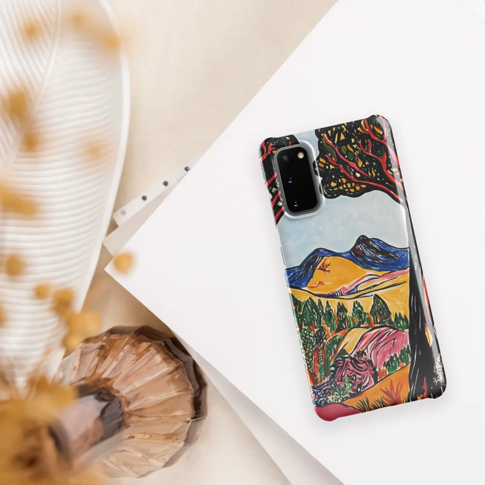 Vibrant Nature's Embrace | Phone Case |  S20 | Snap Case | Glossy