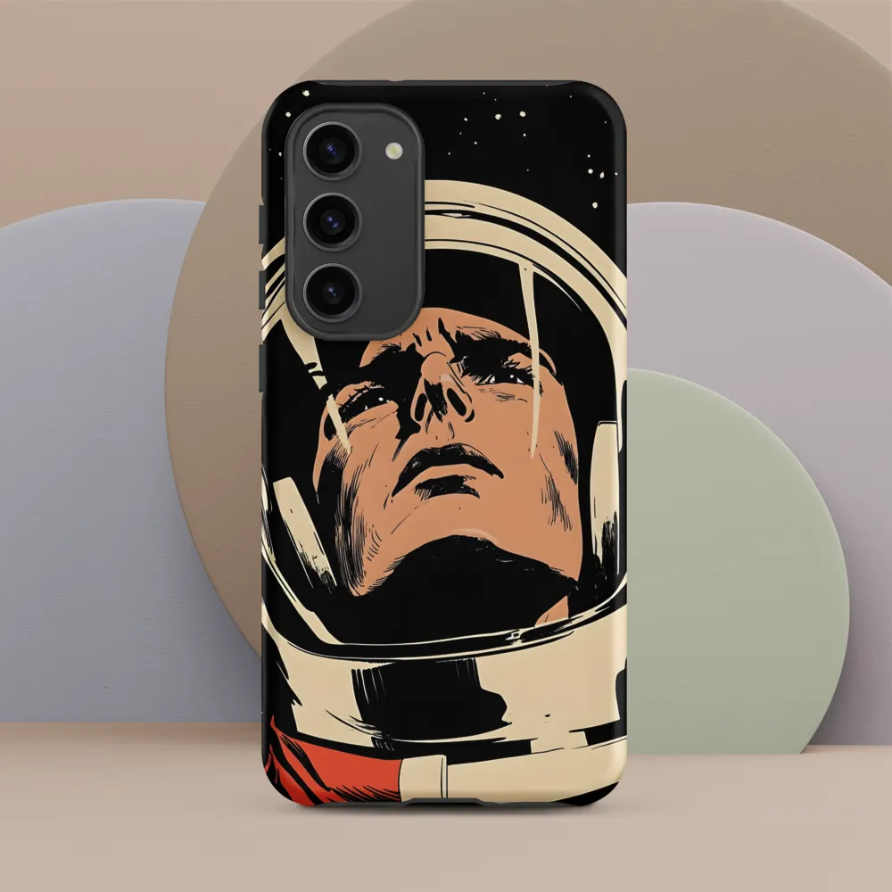 Gaze of the Astronaut | Phone Case |  S23 Plus | Tough Case | Matte