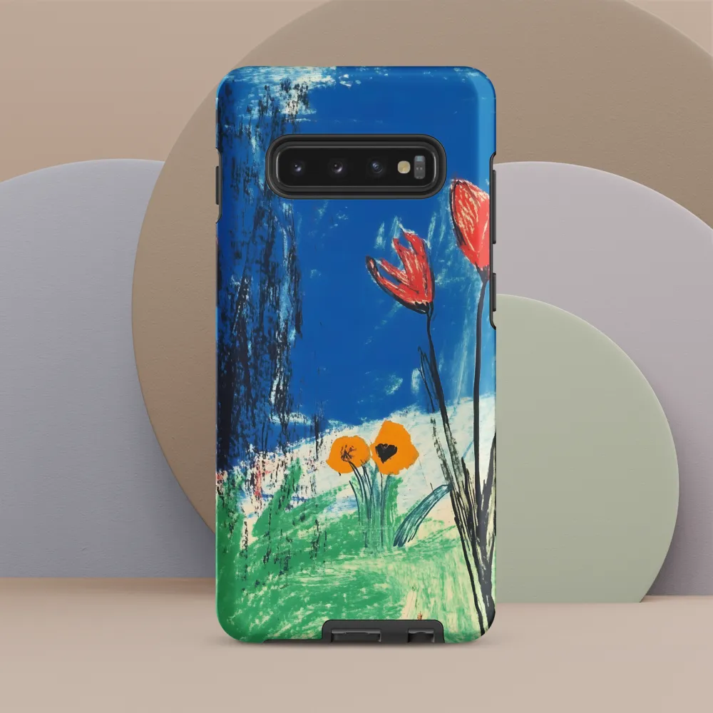 Joyful Blossoms in Blue