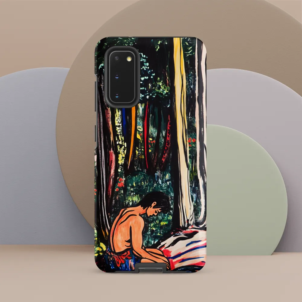 Contemplation in Nature | Phone Case |  S20 | Tough Case | Matte