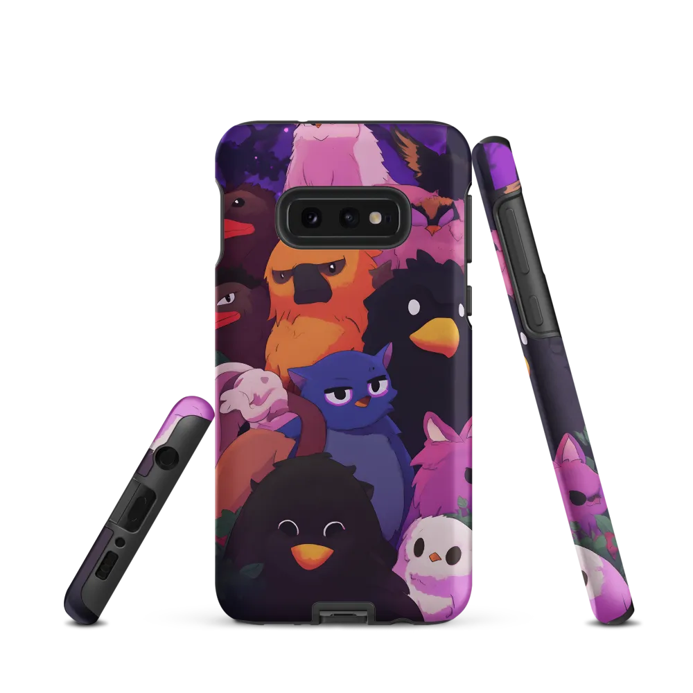 Whimsical Avian Gathering