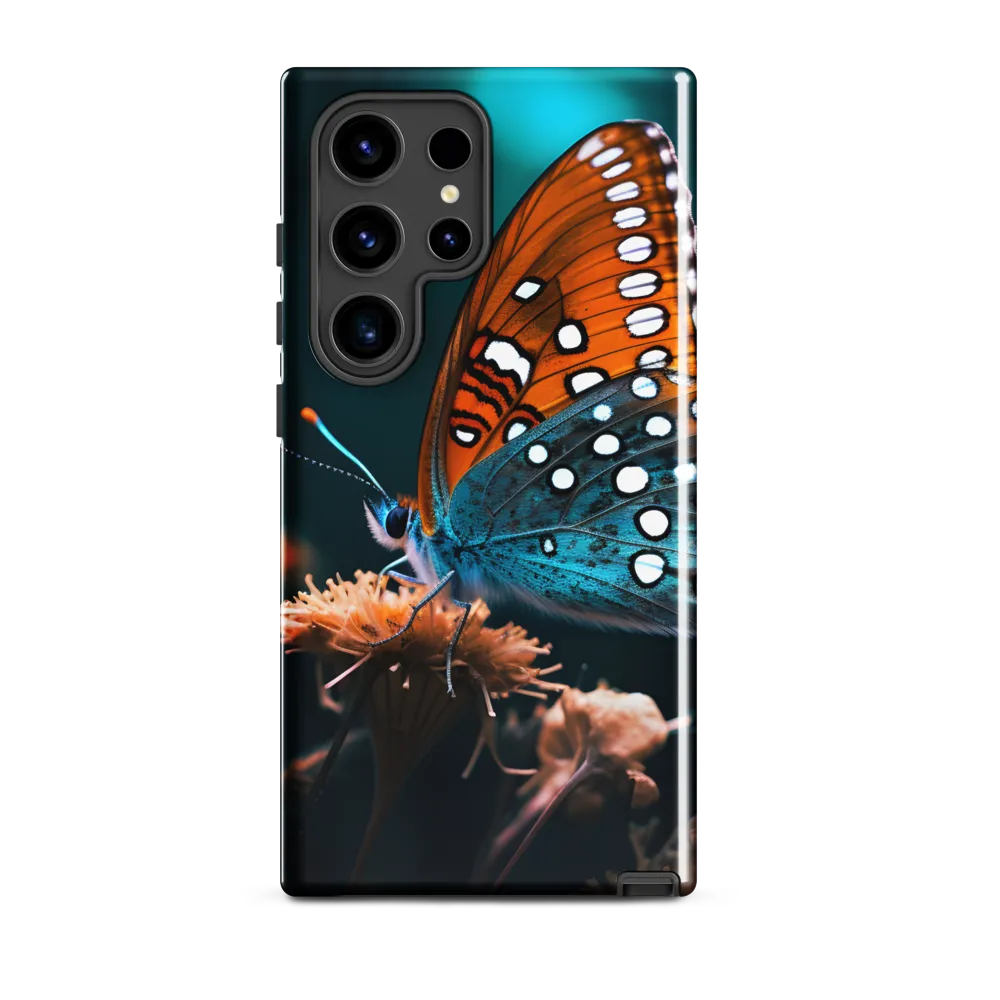 Whispers of Color: The Butterfly's Embrace