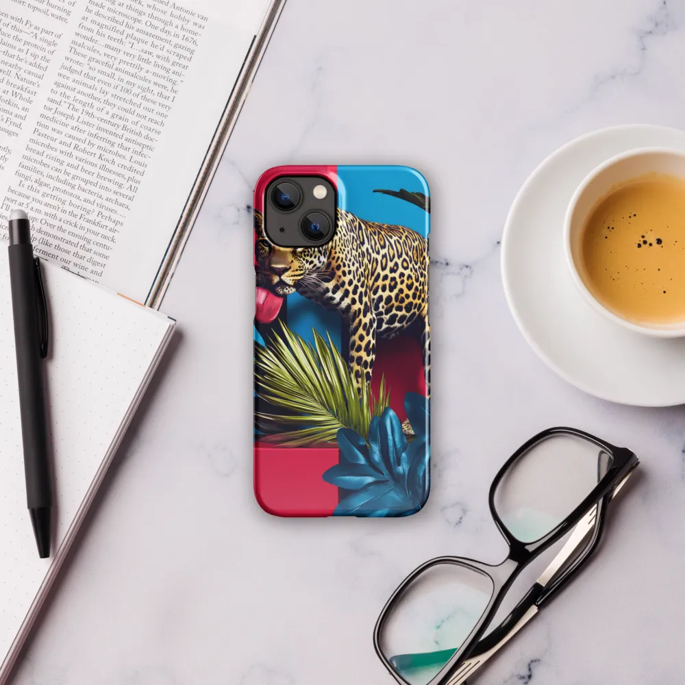 Playful Leopard in Vibrant Paradise
