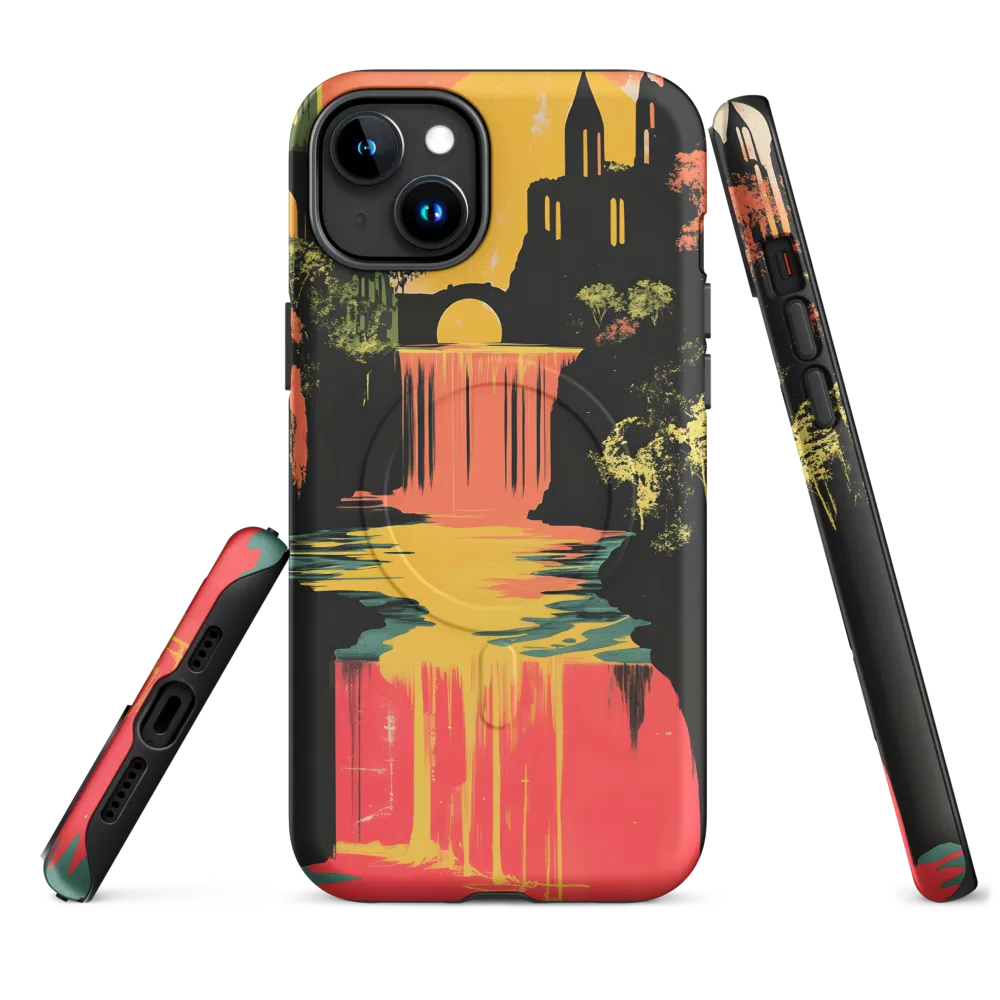 Elysian Echoes: A Surreal Reflections | Phone Case |  15 Plus | MagSafe® Tough Case | Matte