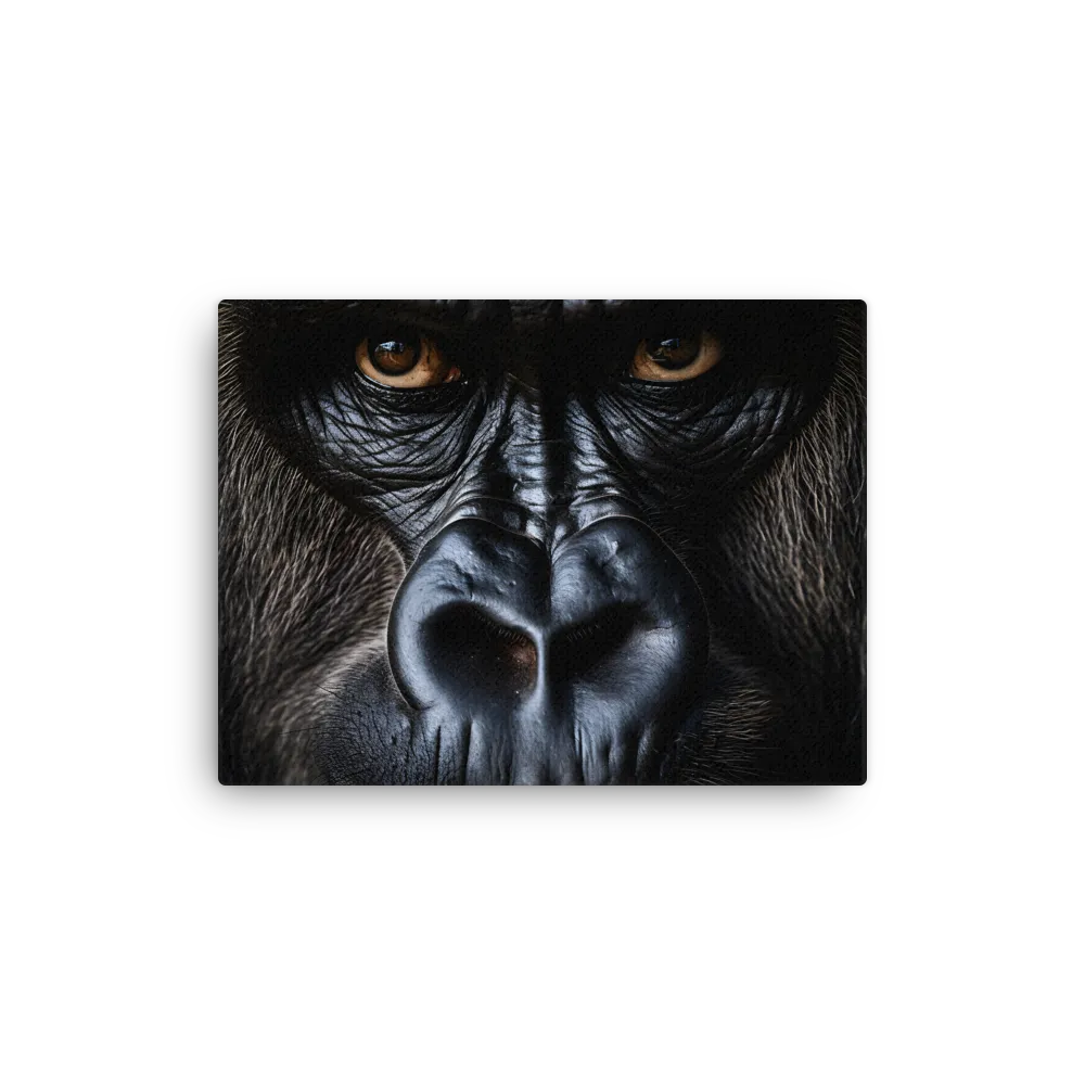 Gaze of the Wild: A Gorilla's Portrait
