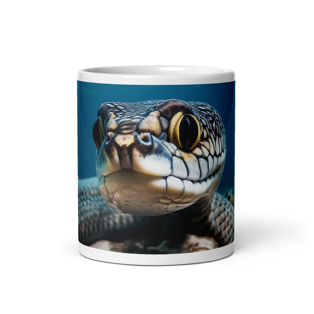 Underwater Majesty: The Serpent's Gaze | Mugs | Multiple Sizes & Colors