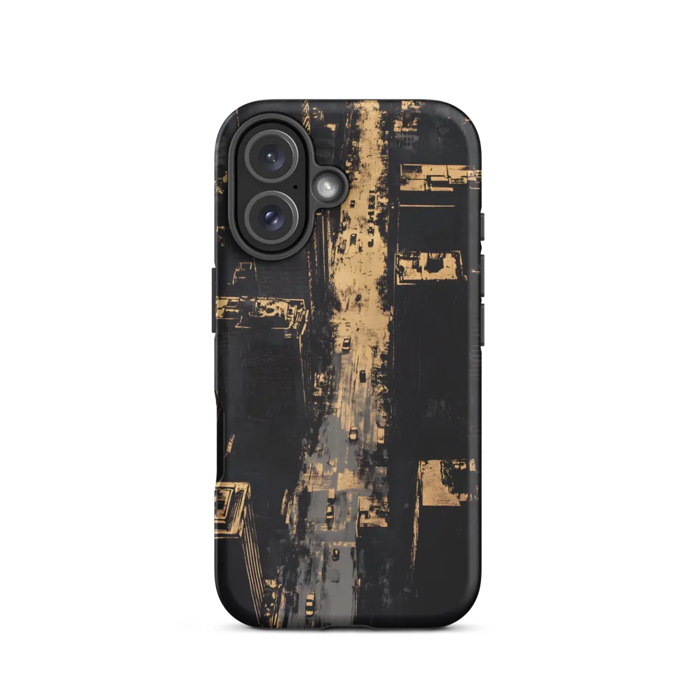 Golden Echoes of the Urban Landscape | Phone Case |  16 | Tough Case | Matte