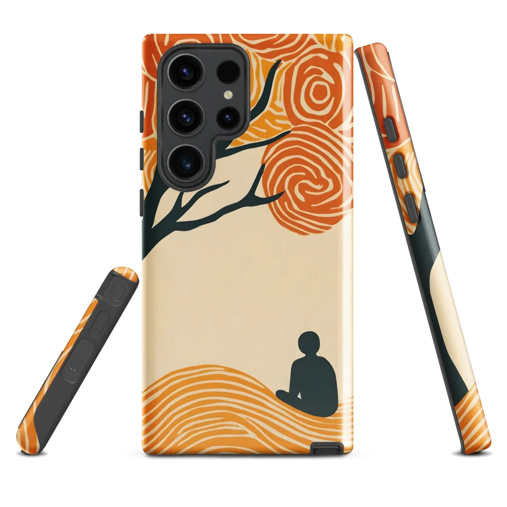 Silent Reflections under Swirling Leaves