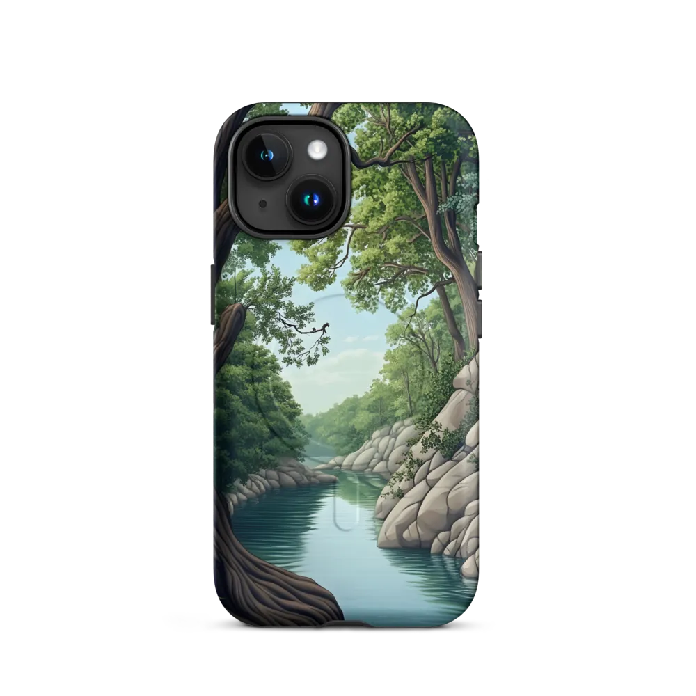 Tranquil Reflections: A Serene River Landscape