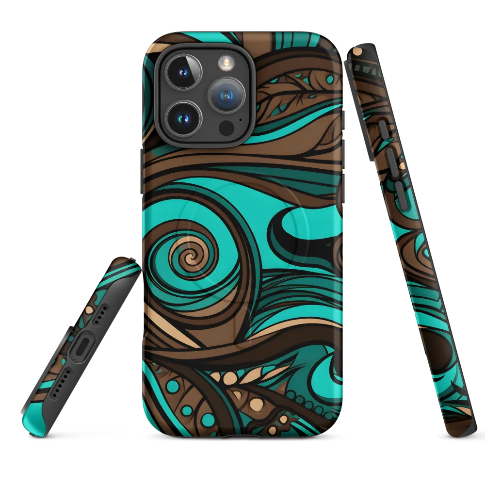 Fluctuating Currents | Phone Case |  16 Pro Max | MagSafe® Tough Case | Matte