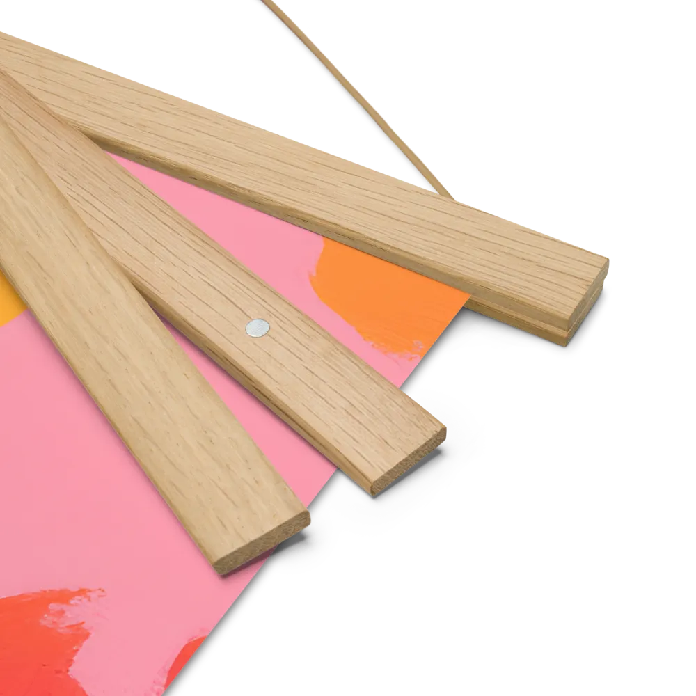Whispers of the Sun | Poster With Oak Wood Hanger | 18″×18″