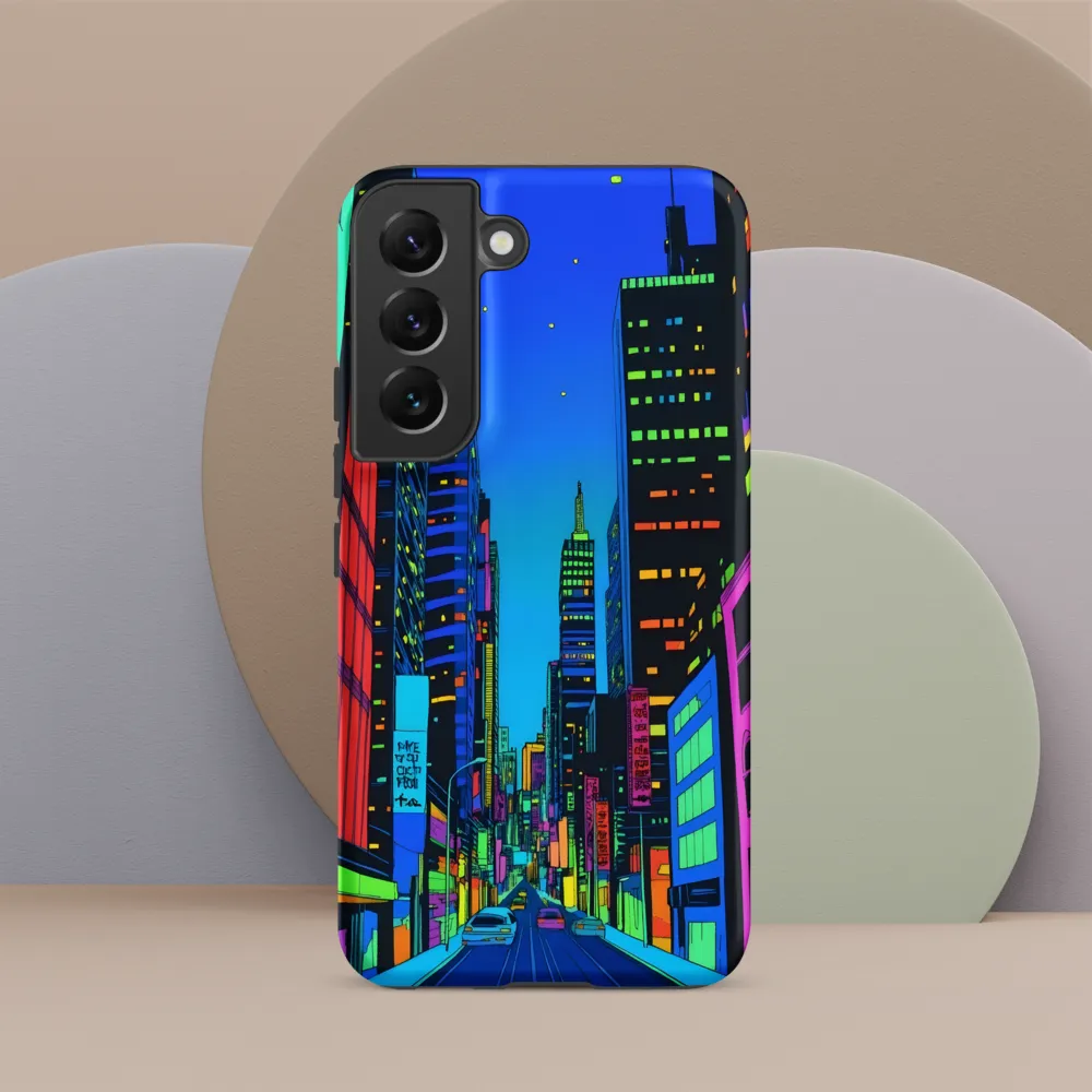 Neon Dreamscape: A Futuristic City at Dusk