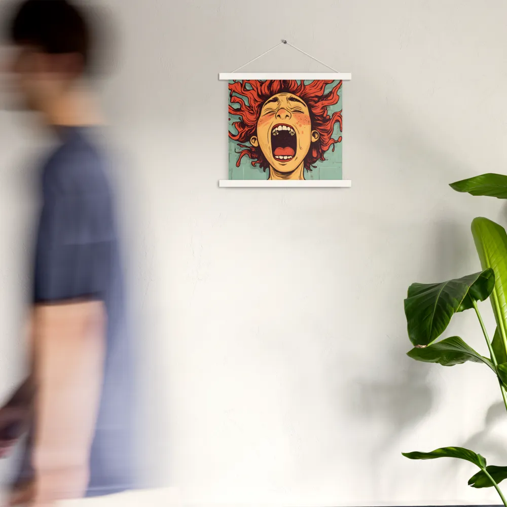 Fury Unleashed | Poster With White Wood Hanger | 14″×14″