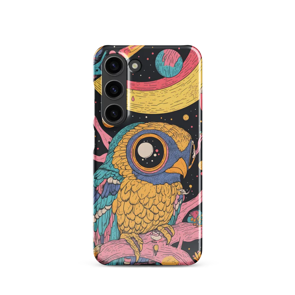 Whimsical Cosmic Owl | Phone Case |  S23 | Snap Case | Glossy