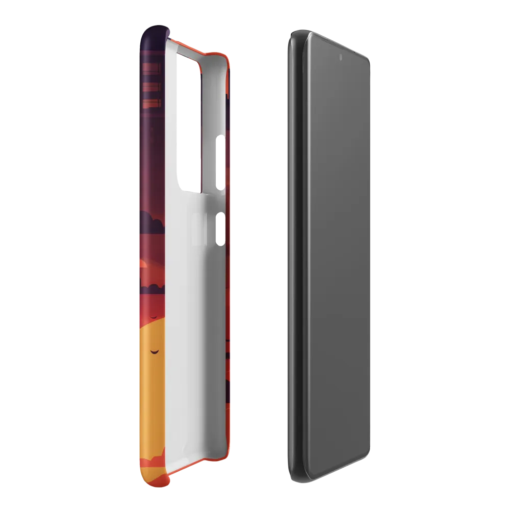 Urban Dusk: A Symphony of Cityscapes | Phone Case |  S21 Ultra | Snap Case | Matte