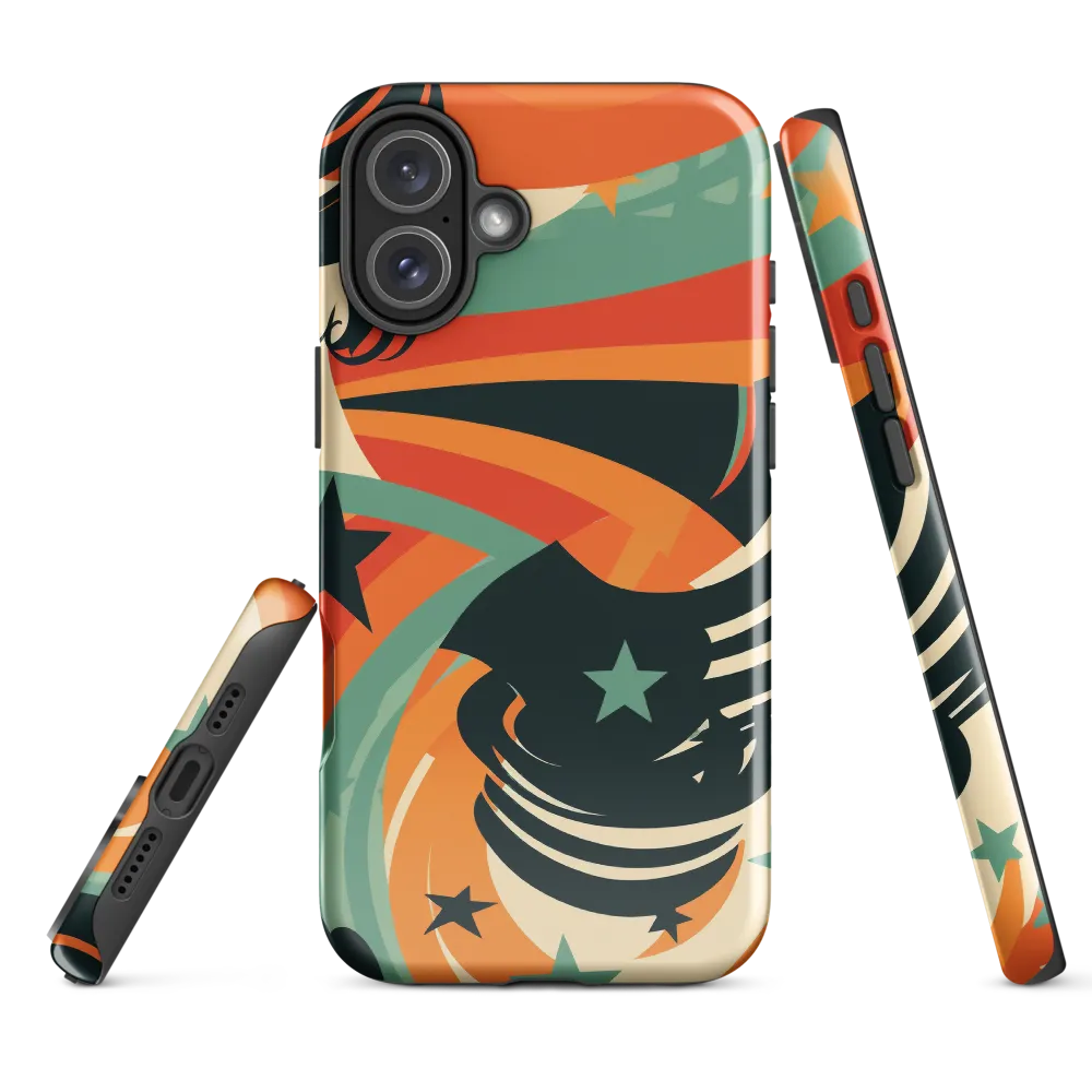 Swirls of Elegance | Phone Case |  16 Plus | Tough Case | Glossy