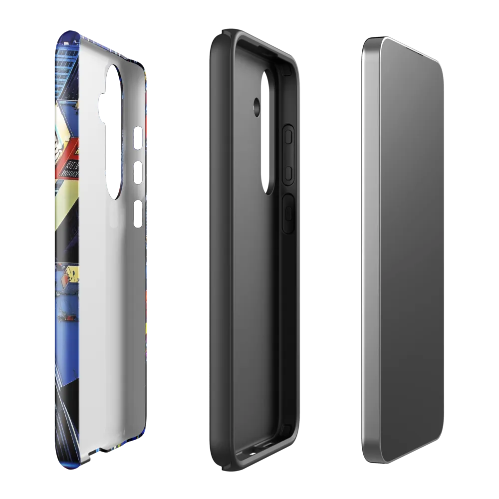 Urban Energies: Aerial View of the City | Phone Case |  S24 Plus | Tough Case | Glossy