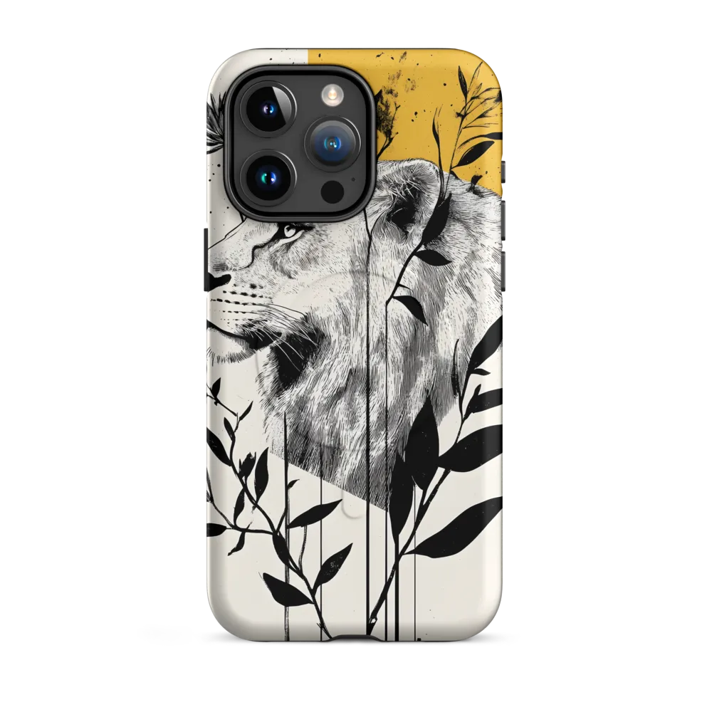 Regal Serenity: The Lion and Flora