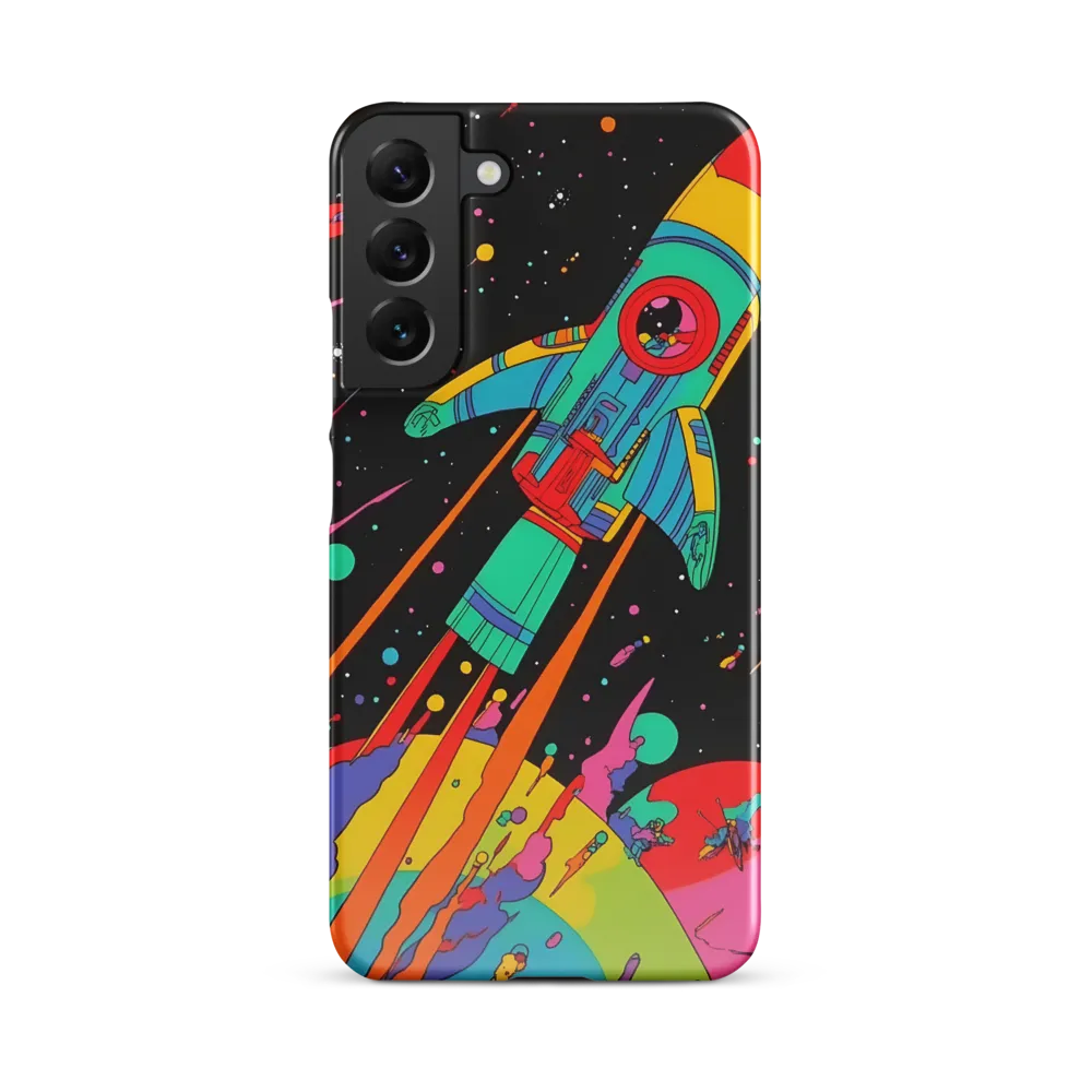 Cosmic Voyage: The Neon Lift-Off