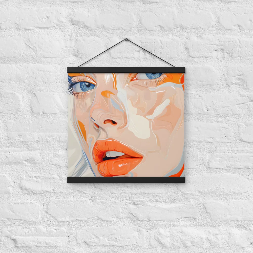 Ethereal Expressions | Poster With Black Wood Hanger | 16″×16″