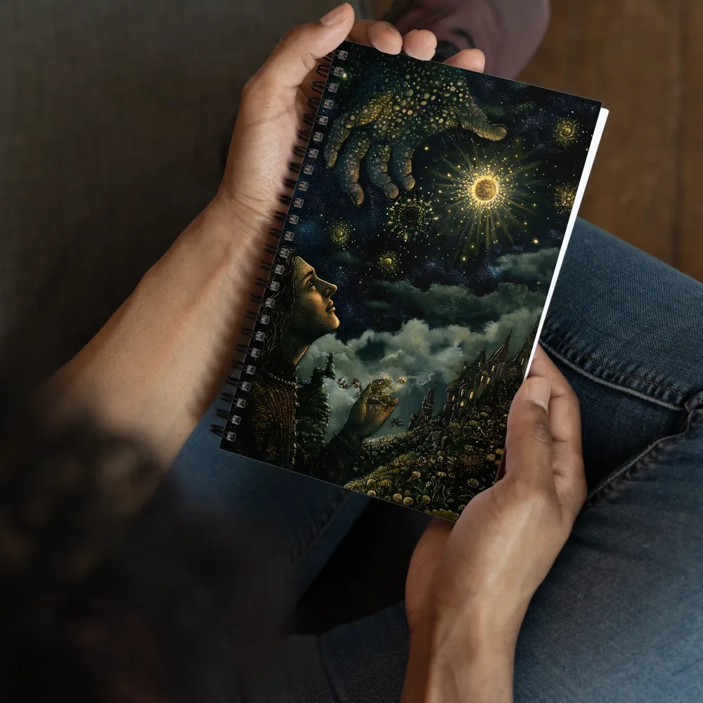 Cosmic Connection | Spiral Notebook