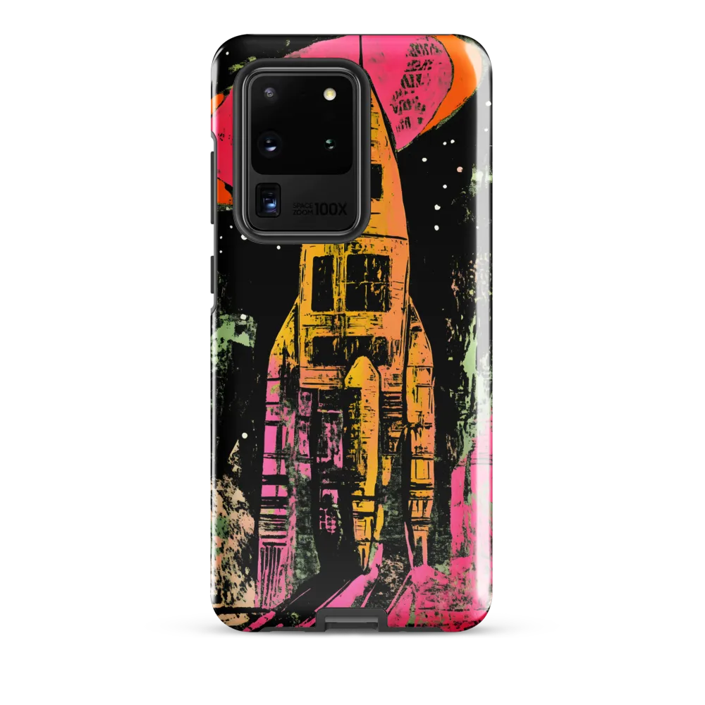 Cosmic Voyage: A Surreal Rocket Adventure