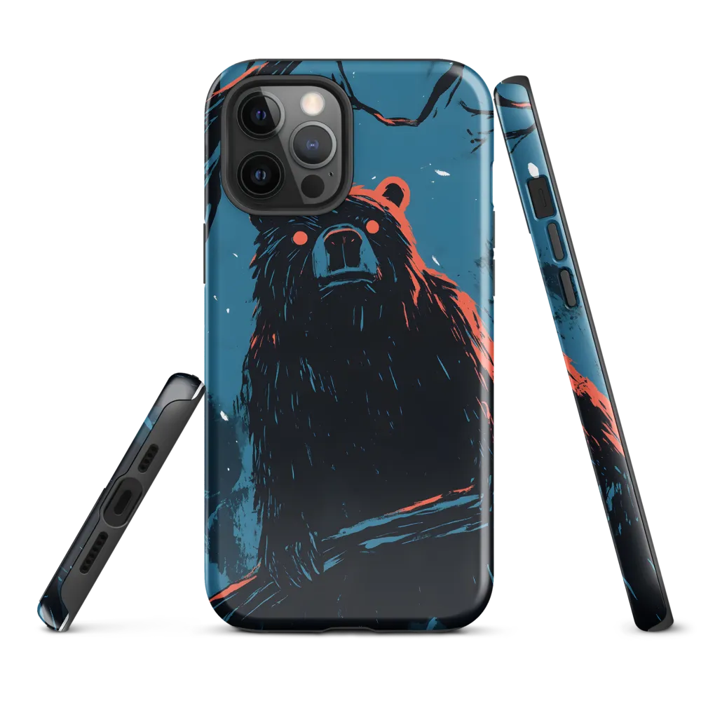 Eerie Majesty: A Bear in the Night