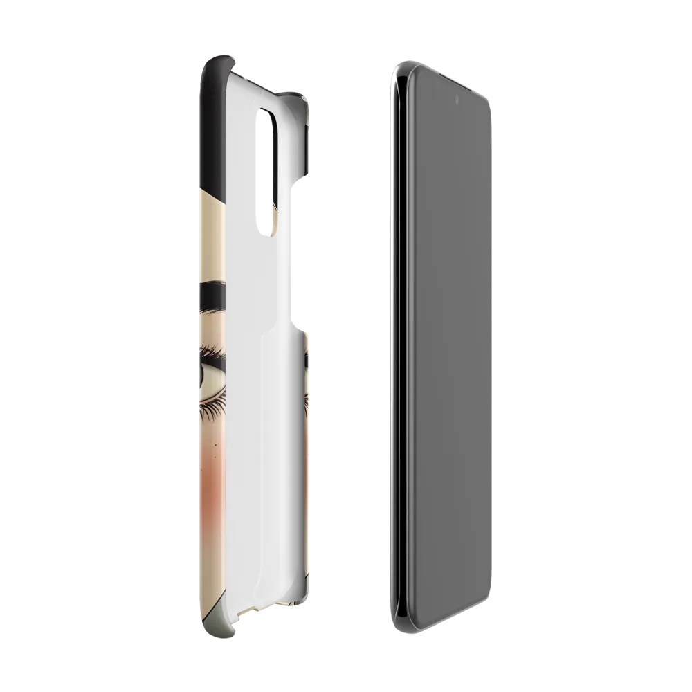 Serenity Captured: A Modern Portrait | Phone Case |  S20 | Snap Case | Matte