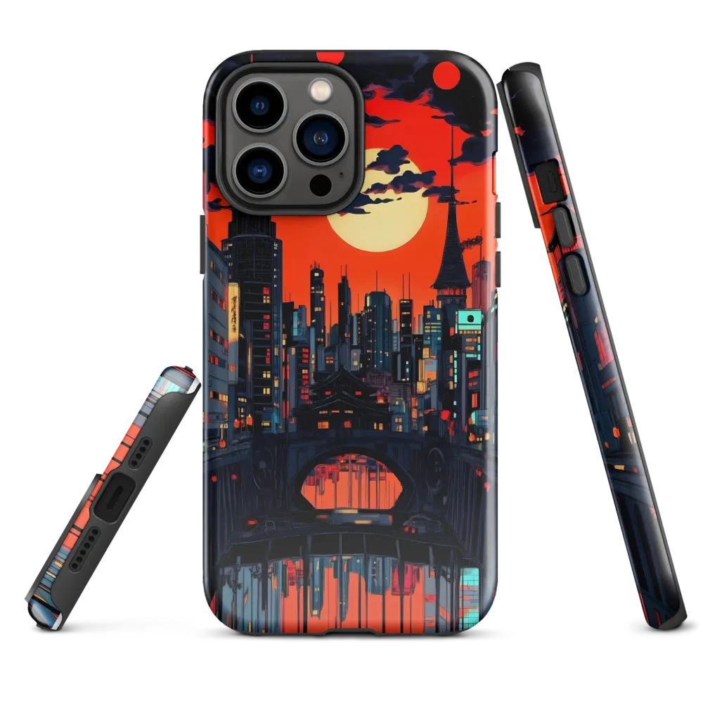 Nightfall in a Neon City