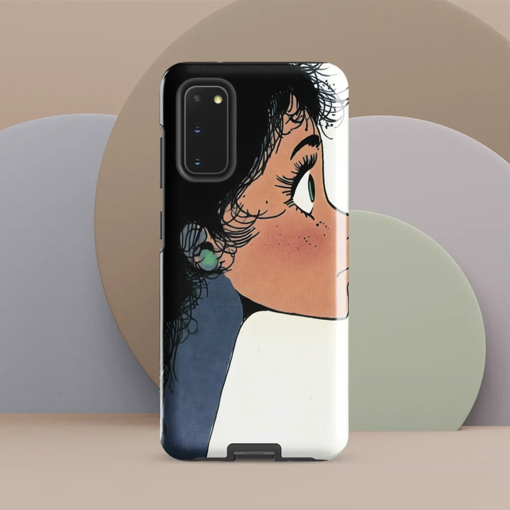 Whispers of Contemplation | Phone Case |  S20 | Tough Case | Glossy