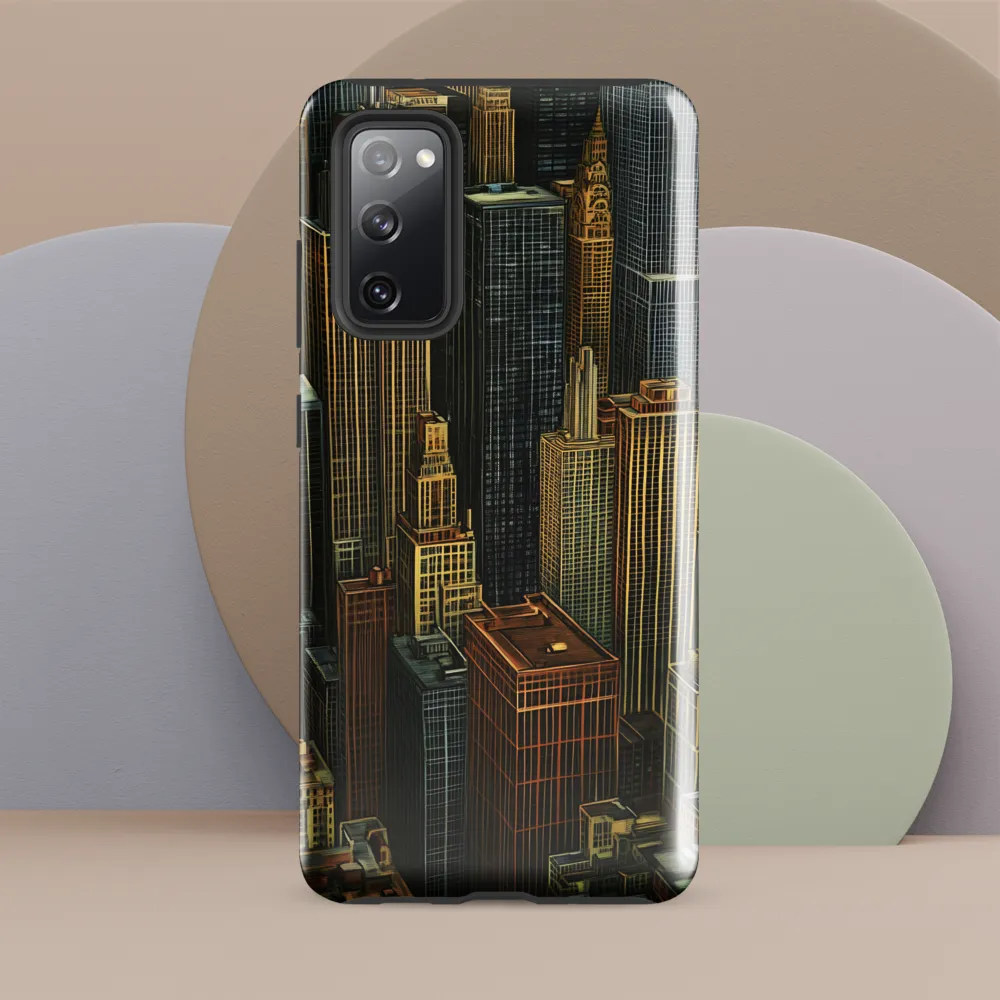 Urban Elegance: A Golden Cityscape